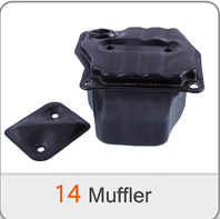 4500/5200/5800 Chain Saw Component Muffler